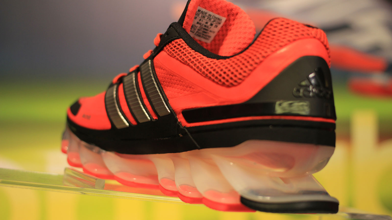 Illustration for article titled Adidas Springblade: Shoes with Actual Springs Might Be a Good Idea?